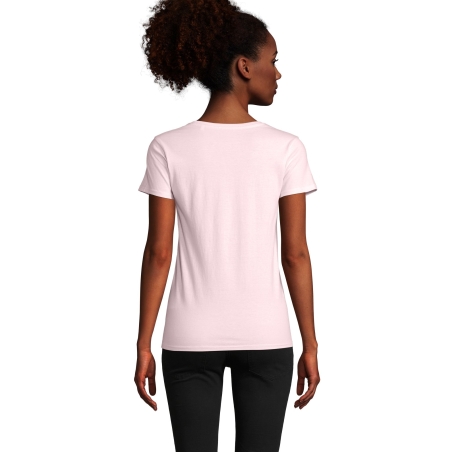 TEE-SHIRT FEMME JERSEY COL ROND AJUSTÉ