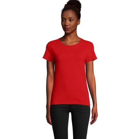 TEE-SHIRT FEMME JERSEY COL ROND AJUSTÉ