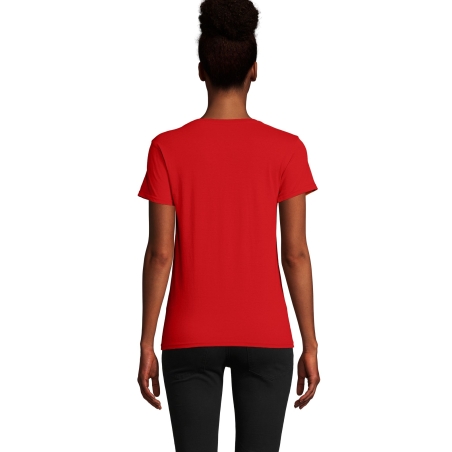 TEE-SHIRT FEMME JERSEY COL ROND AJUSTÉ