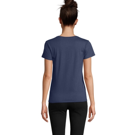 TEE-SHIRT FEMME JERSEY COL ROND AJUSTÉ