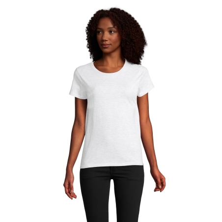 TEE-SHIRT FEMME JERSEY COL ROND AJUSTÉ