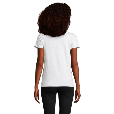 TEE-SHIRT FEMME JERSEY COL ROND AJUSTÉ