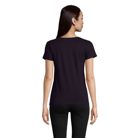 TEE-SHIRT FEMME JERSEY COL ROND AJUSTÉ