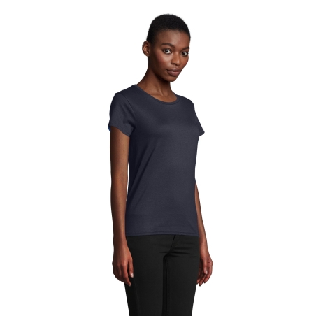 TEE-SHIRT FEMME JERSEY COL ROND AJUSTÉ