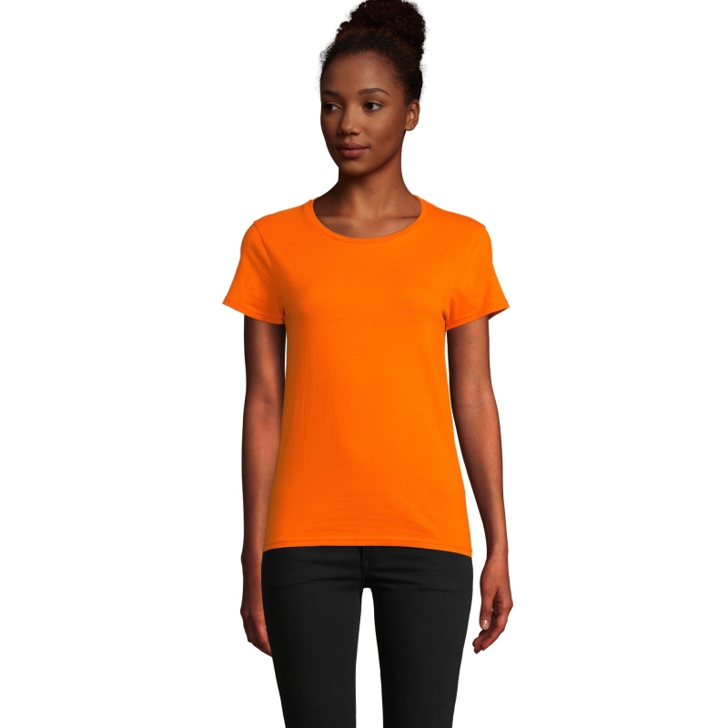 TEE-SHIRT FEMME JERSEY COL ROND AJUSTÉ