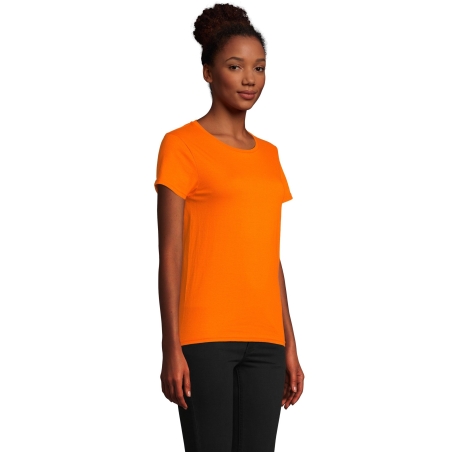 TEE-SHIRT FEMME JERSEY COL ROND AJUSTÉ