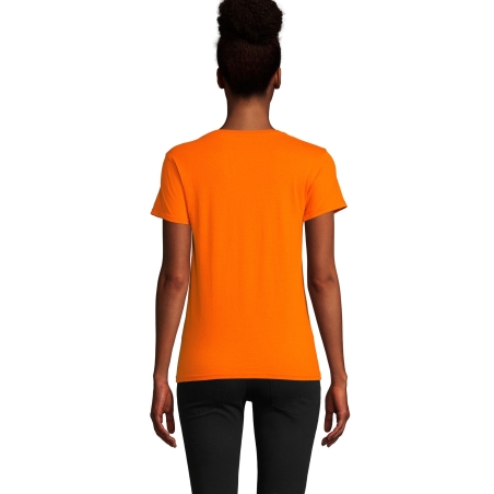 TEE-SHIRT FEMME JERSEY COL ROND AJUSTÉ