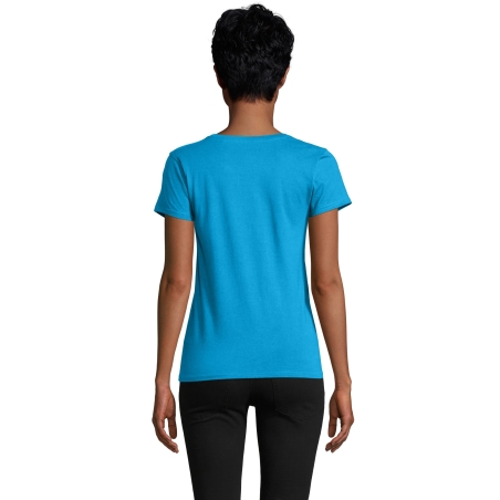 TEE-SHIRT FEMME JERSEY COL ROND AJUSTÉ