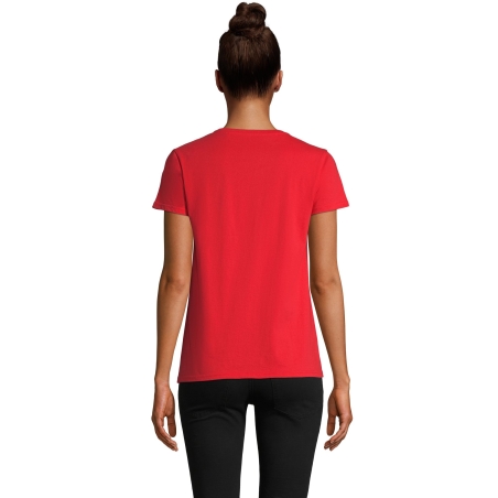 TEE-SHIRT FEMME JERSEY COL ROND AJUSTÉ