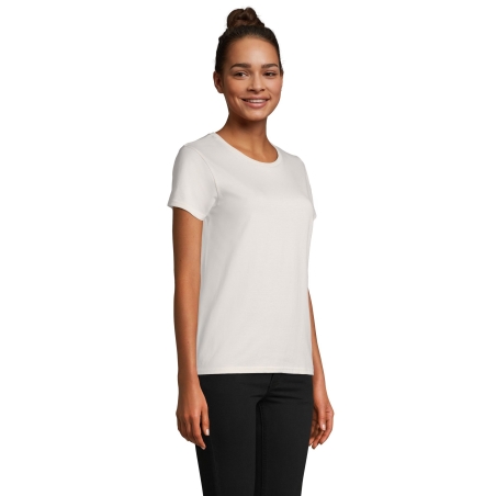 TEE-SHIRT FEMME JERSEY COL ROND AJUSTÉ