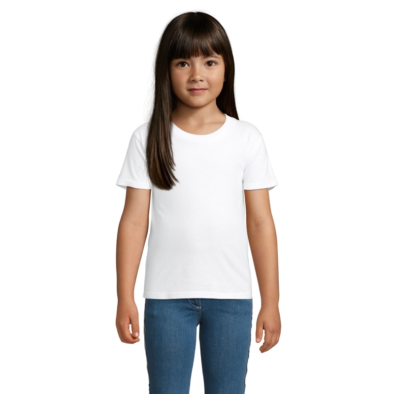 TEE-SHIRT ENFANT JERSEY COL ROND AJUSTÉ