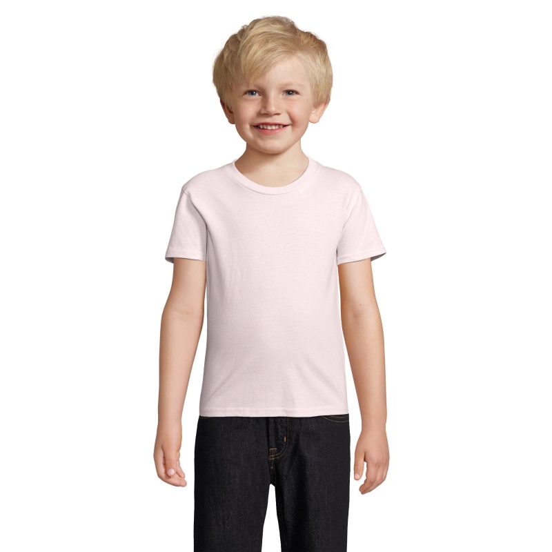 TEE-SHIRT ENFANT JERSEY COL ROND AJUSTÉ