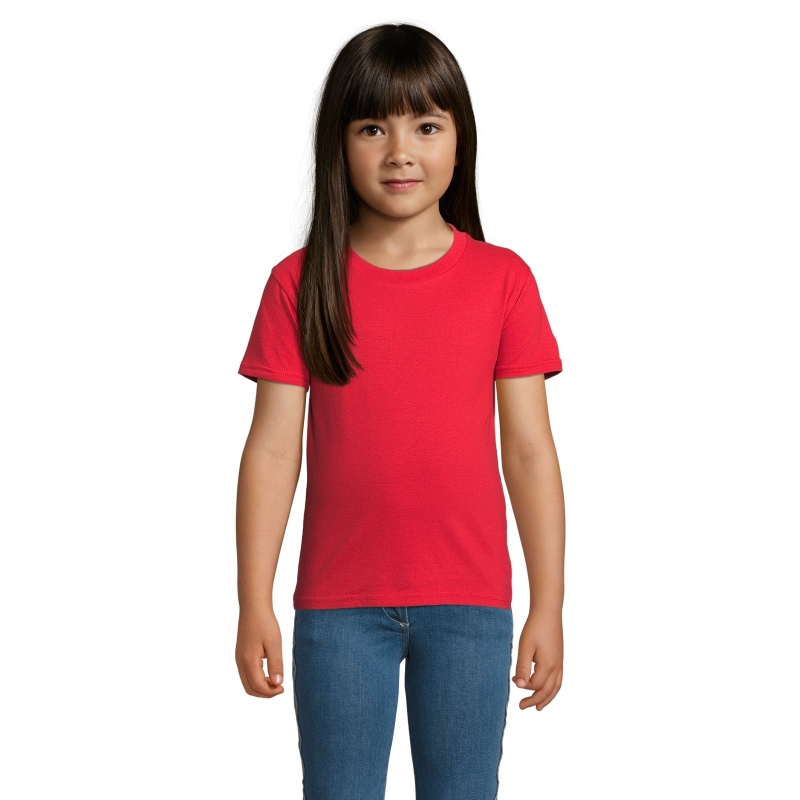 TEE-SHIRT ENFANT JERSEY COL ROND AJUSTÉ