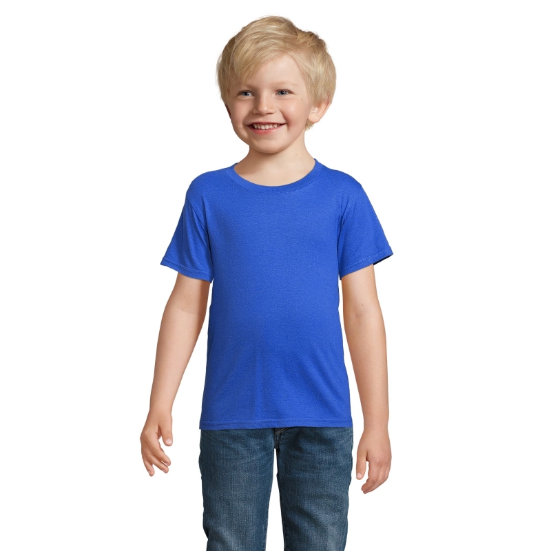 TEE-SHIRT ENFANT JERSEY COL ROND AJUSTÉ