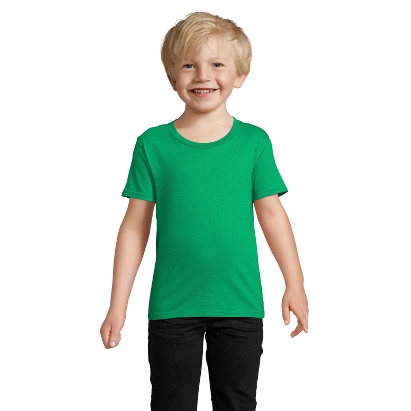 TEE-SHIRT ENFANT JERSEY COL ROND AJUSTÉ