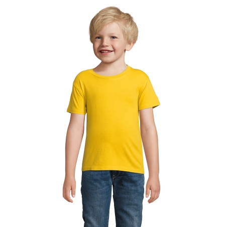 TEE-SHIRT ENFANT JERSEY COL ROND AJUSTÉ