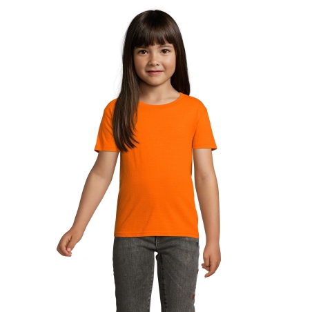 TEE-SHIRT ENFANT JERSEY COL ROND AJUSTÉ