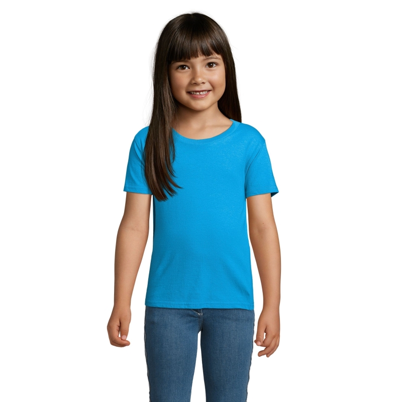 TEE-SHIRT ENFANT JERSEY COL ROND AJUSTÉ