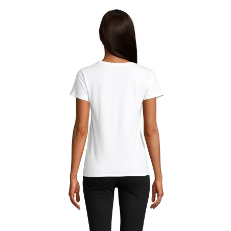 TEE-SHIRT FEMME JERSEY COL ROND AJUSTÉ