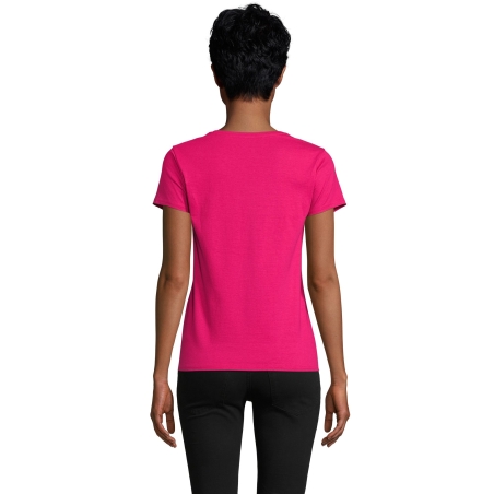 TEE-SHIRT FEMME JERSEY COL ROND AJUSTÉ