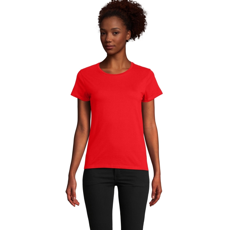 TEE-SHIRT FEMME JERSEY COL ROND AJUSTÉ