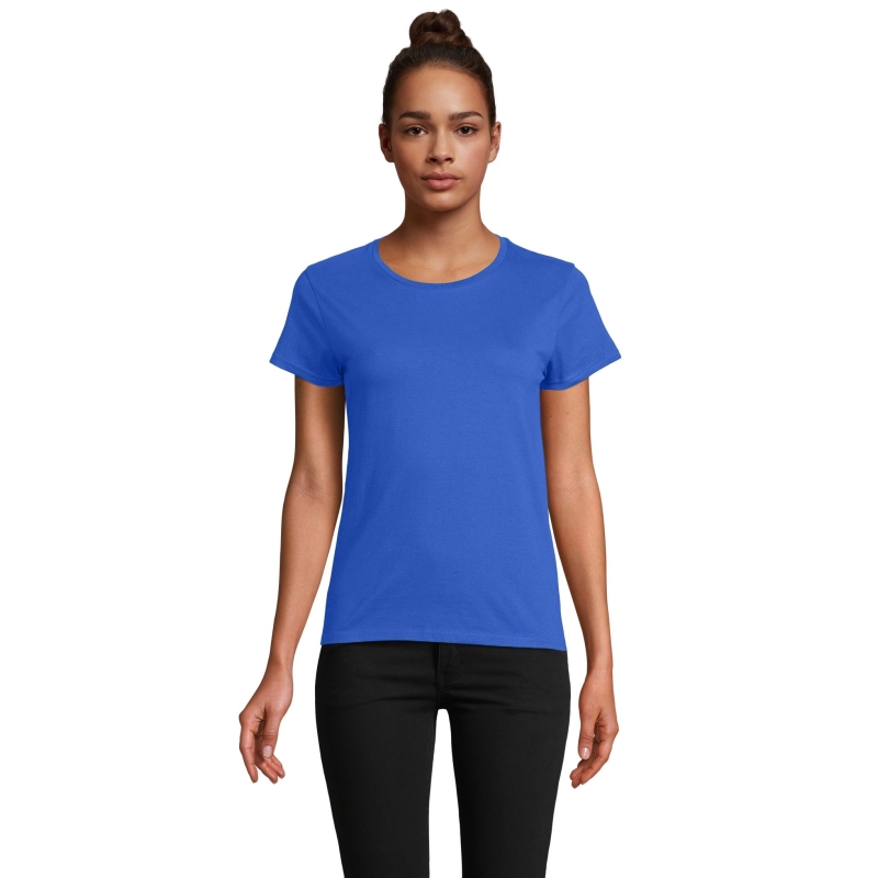 TEE-SHIRT FEMME JERSEY COL ROND AJUSTÉ