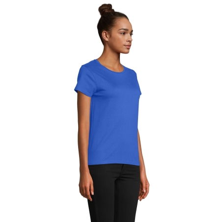 TEE-SHIRT FEMME JERSEY COL ROND AJUSTÉ