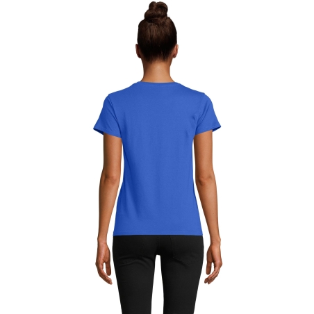 TEE-SHIRT FEMME JERSEY COL ROND AJUSTÉ