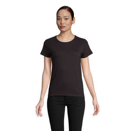 TEE-SHIRT FEMME JERSEY COL ROND AJUSTÉ