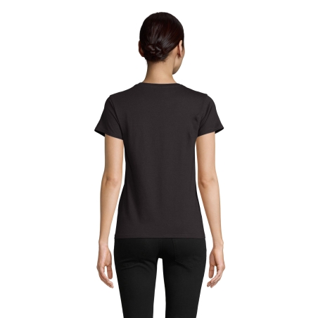 TEE-SHIRT FEMME JERSEY COL ROND AJUSTÉ