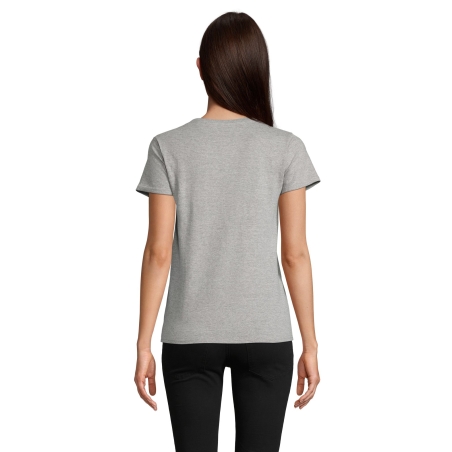 TEE-SHIRT FEMME JERSEY COL ROND AJUSTÉ