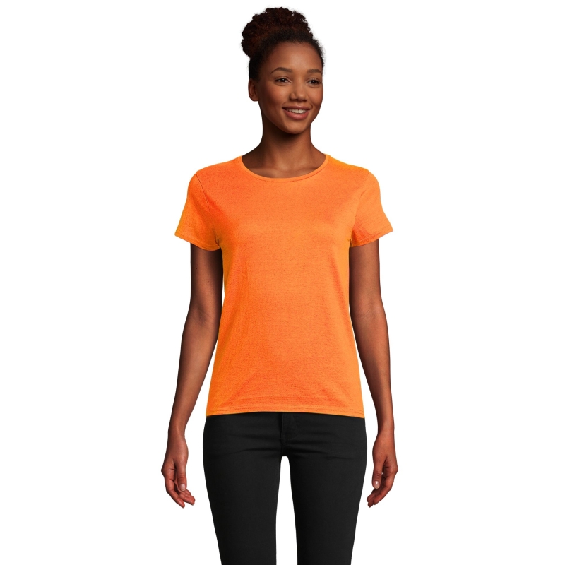 TEE-SHIRT FEMME JERSEY COL ROND AJUSTÉ