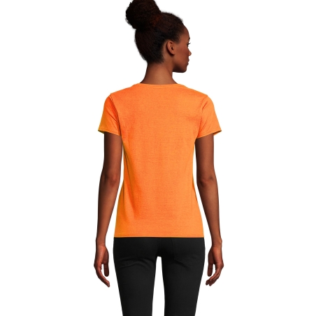 TEE-SHIRT FEMME JERSEY COL ROND AJUSTÉ