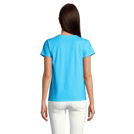 TEE-SHIRT FEMME JERSEY COL ROND AJUSTÉ