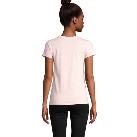 TEE-SHIRT FEMME JERSEY COL ROND AJUSTÉ