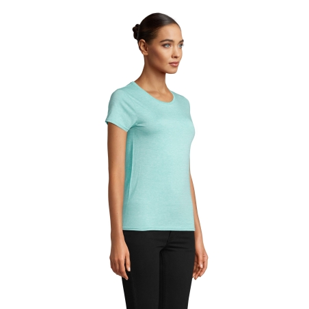 TEE-SHIRT FEMME JERSEY COL ROND AJUSTÉ