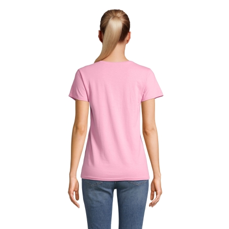 TEE-SHIRT FEMME JERSEY COL ROND AJUSTÉ