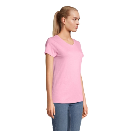 TEE-SHIRT FEMME JERSEY COL ROND AJUSTÉ