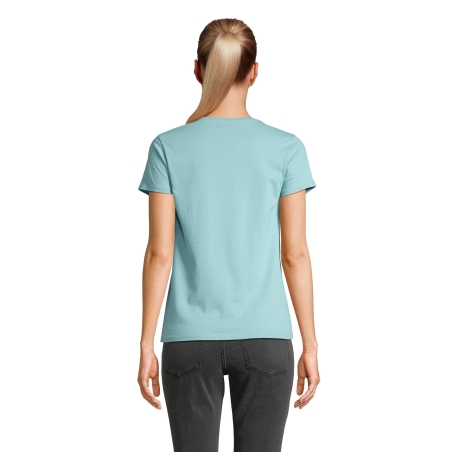 TEE-SHIRT FEMME JERSEY COL ROND AJUSTÉ