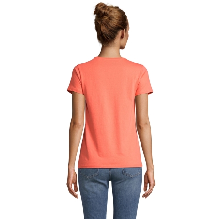 TEE-SHIRT FEMME JERSEY COL ROND AJUSTÉ