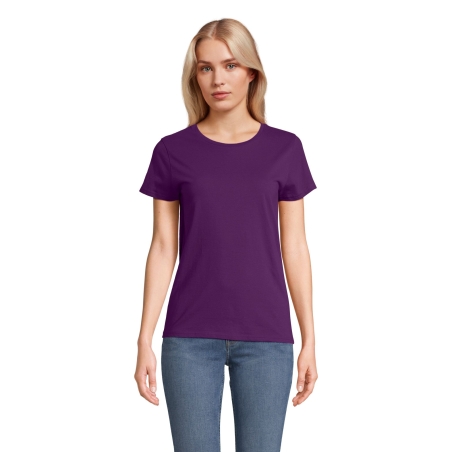 TEE-SHIRT FEMME JERSEY COL ROND AJUSTÉ