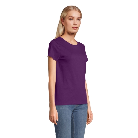 TEE-SHIRT FEMME JERSEY COL ROND AJUSTÉ