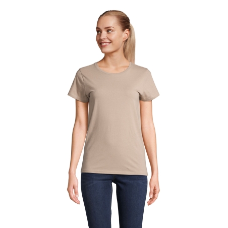 TEE-SHIRT FEMME JERSEY COL ROND AJUSTÉ