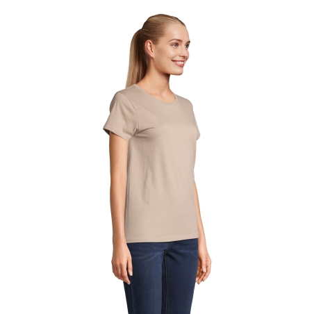 TEE-SHIRT FEMME JERSEY COL ROND AJUSTÉ