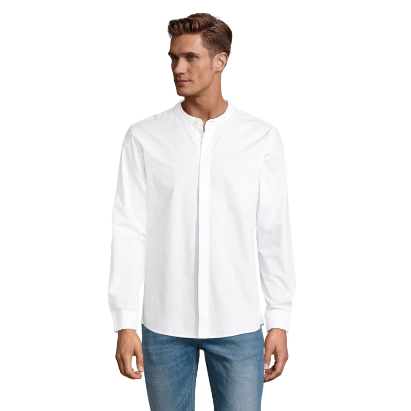 CHEMISE COL MAO HOMME