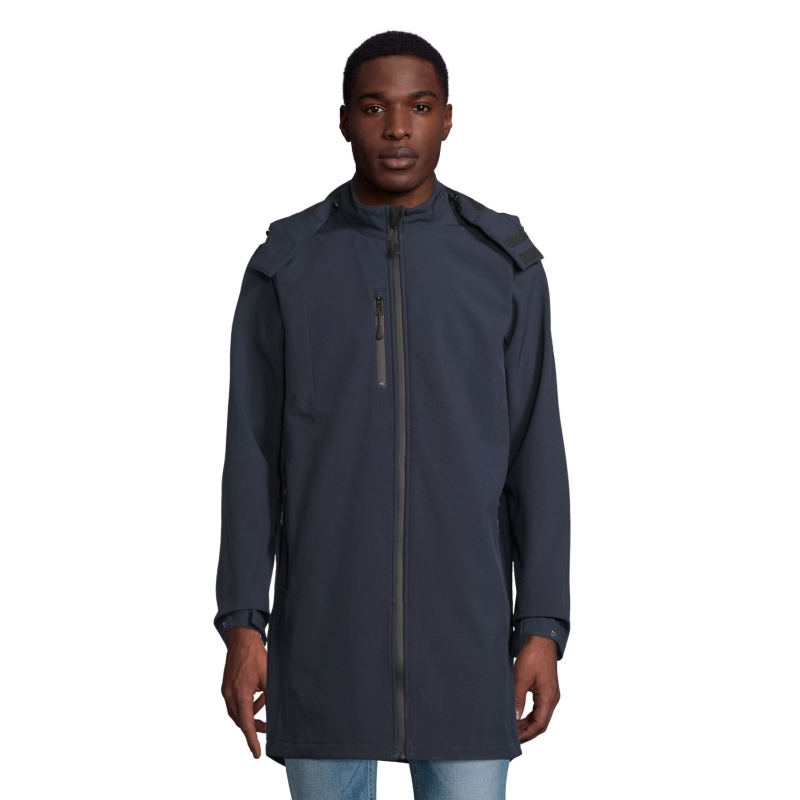 MANTEAU LONG SOFTSHELL HOMME