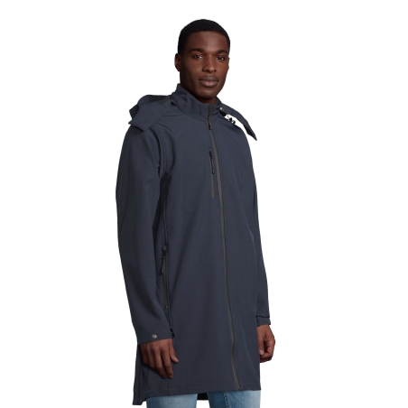 MANTEAU LONG SOFTSHELL HOMME