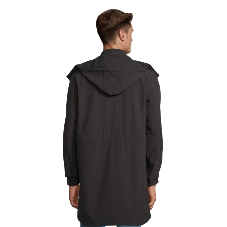 MANTEAU LONG SOFTSHELL HOMME