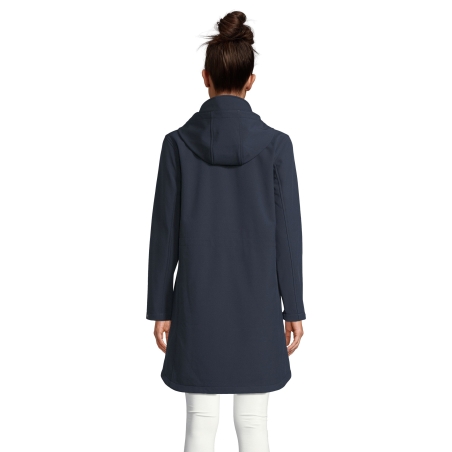 MANTEAU LONG SOFTSHELL FEMME