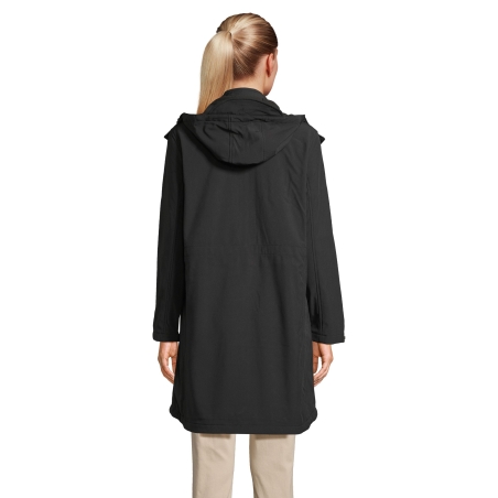 MANTEAU LONG SOFTSHELL FEMME